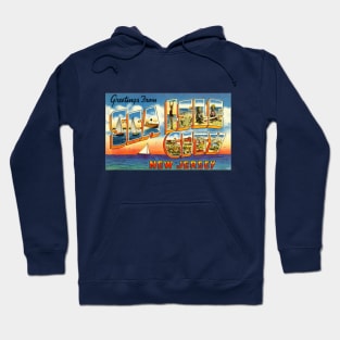 Greetings from Sea Isle City, New Jersey - Vintage Large Letter Postcard Hoodie